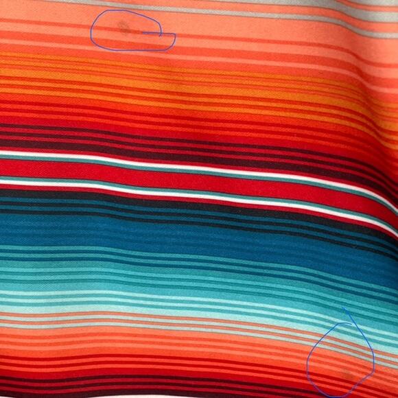 Ariat Laguna 1/4 Zip Print Top Serape Pullover-Vibrant - Picture 5 of 10